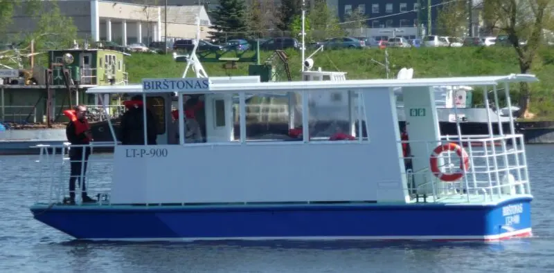 MINI-55 installation in touristic boat model Birshtonas - Image 3