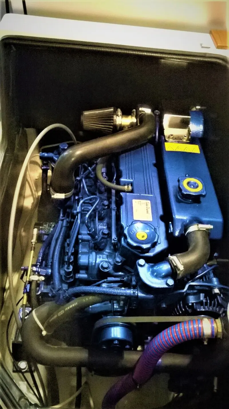 MINI-55 marine engine mounted in Seiskari House - Cat 42 boat - Image 6