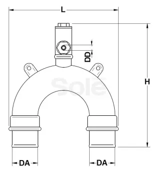 Metallic syphon breaker for Boat Motor — изображение 2