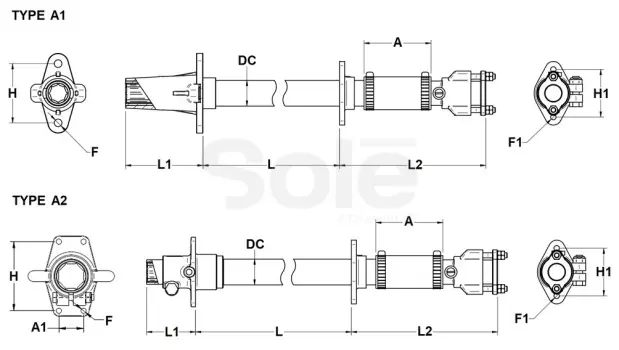 Floating stern tube with stuffing box from 25 to 50 mm for marine engines — изображение 2