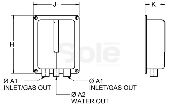 Centek Gen Sep Water/Gas Separator for Marine Engines and Generators — изображение 2