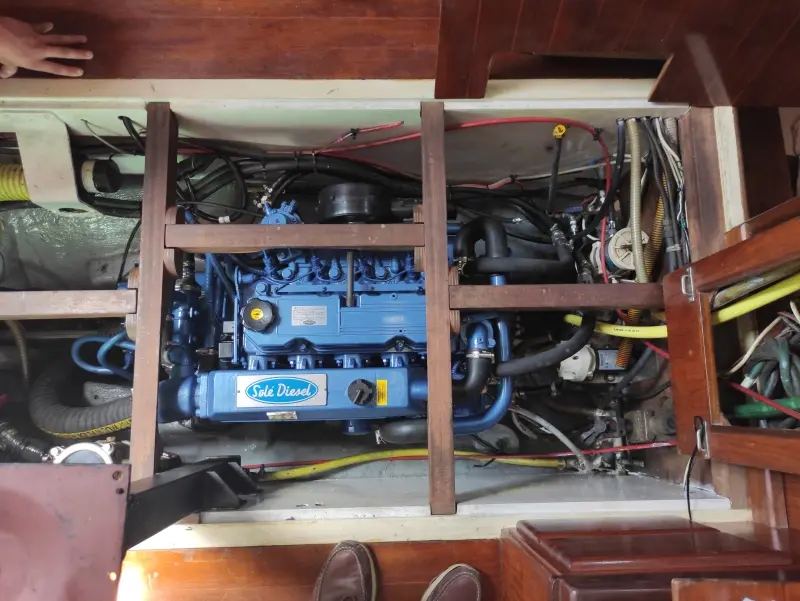 MINI-62 engine installation on Belliure 35 cruising sailboat — изображение 4