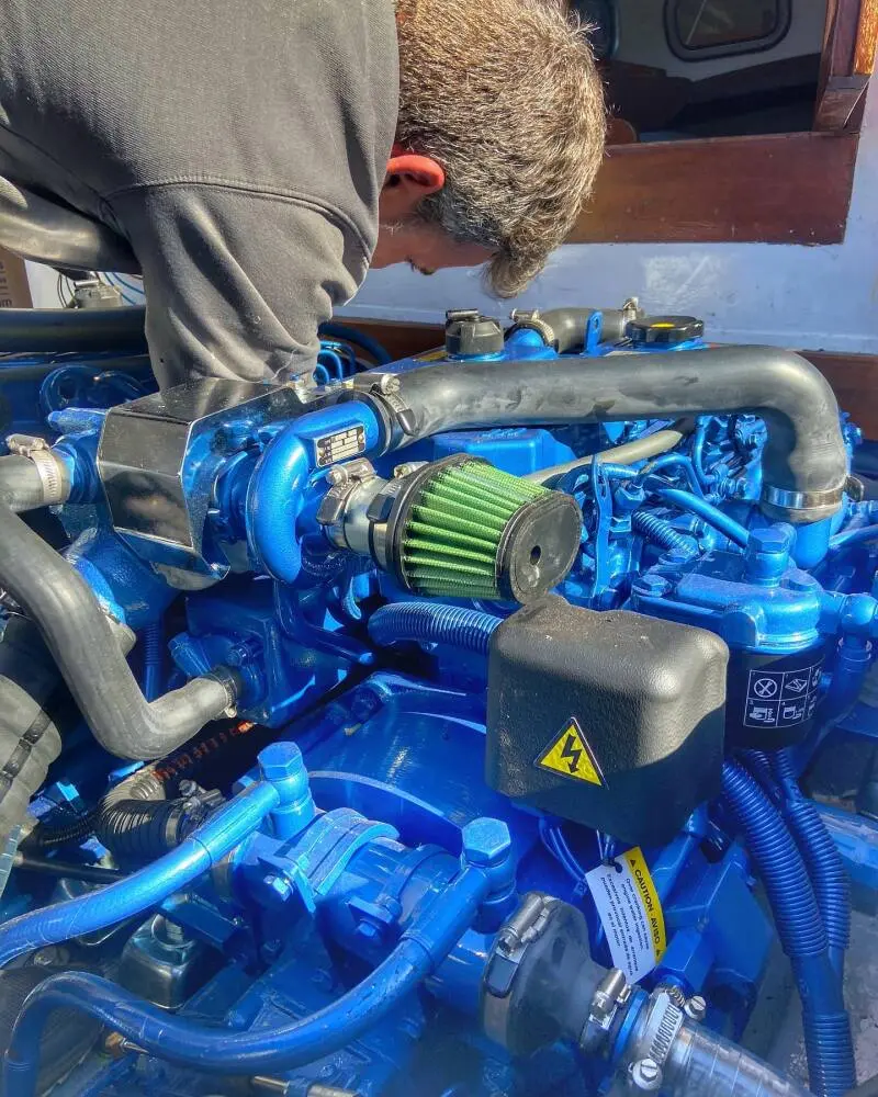 Llaüt repowering with MINI-55 engine — изображение 4
