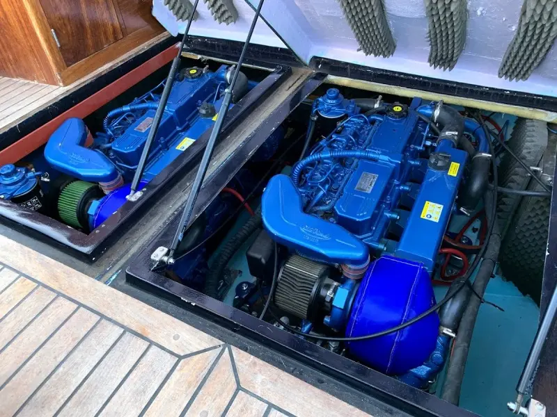 Installation of two SM-82 engines in Saura 40L llaüt — изображение 6